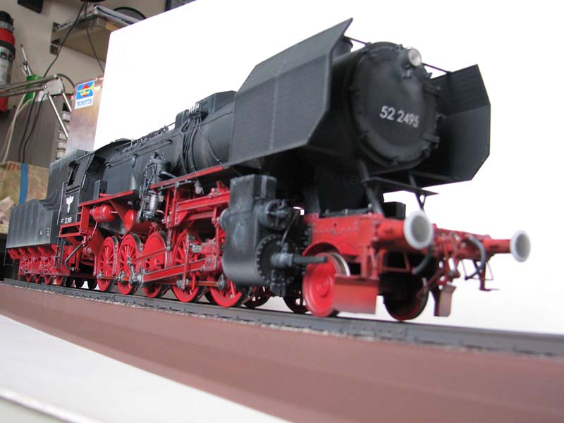Макет Паровоз BR52