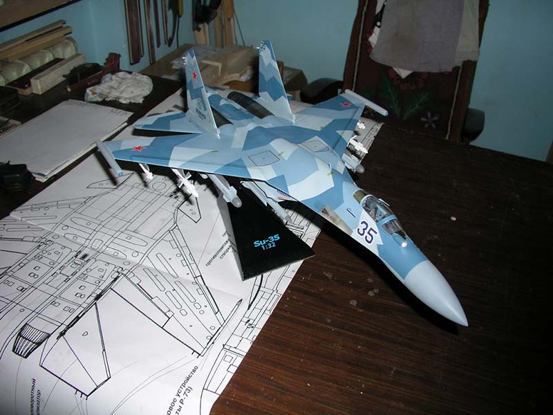 Макет Истребитель Су-35